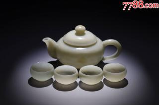 回流和田玉壶玉杯一套